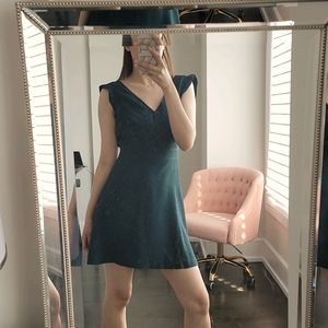 sandro v neck short dress